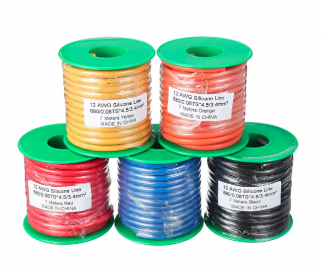 Soft Silicone Wire 12AWG 7M - Click Image to Close