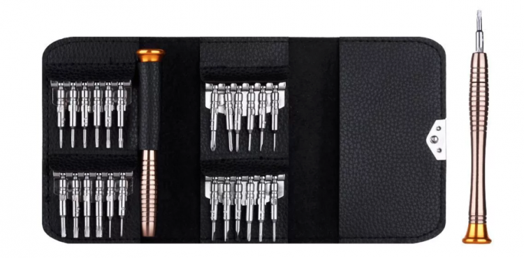 Screw driver set 25-in-1 with special drivers - Click Image to Close