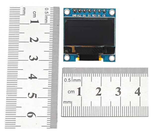 OLED 0.96" modul for Arduino - Trykk på bildet for å lukke
