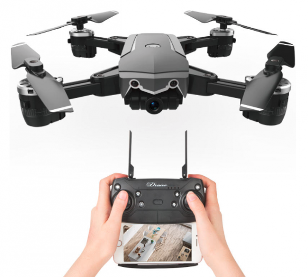 JD20S WiFi FPV Foldable Drone 2MP HD Camera With 18mins Flight T - Click Image to Close
