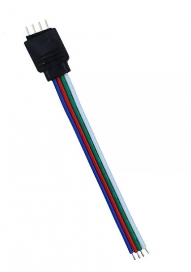 5050 kabel med 4pin hann-plugg - Trykk på bildet for å lukke