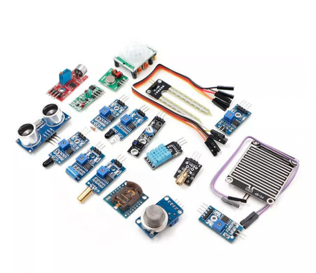 Sensor kit 16 parts for Arduino and Raspberry Pi - Click Image to Close