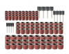 120stk 120 grit sliperuller med 1/2" 3/8" 1/4" aksel