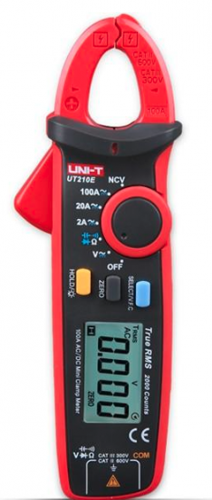 UNI-T UT210E Tangamperemeter - Trykk på bildet for å lukke