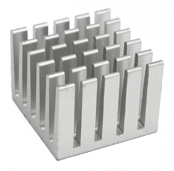 Heat sink aluminium 20x20x15mm 10pcs - Click Image to Close