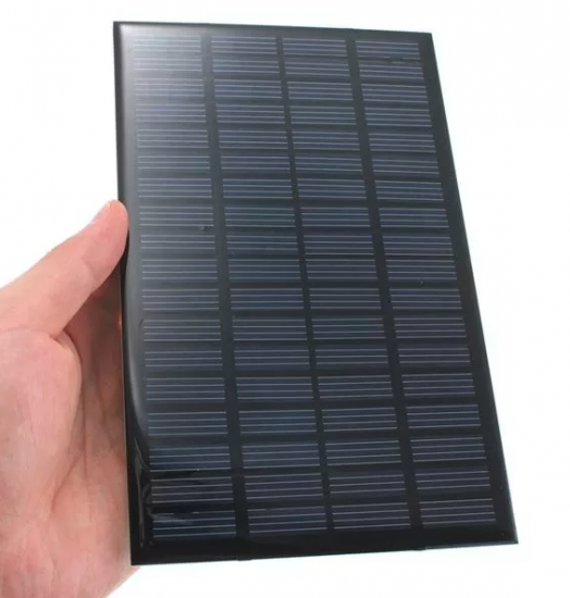 18V 2.5W Polycrystalline Mini Solar Panel Photovoltaic Panel - Trykk på bildet for å lukke