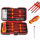 Screw driver set 13 parts insulated