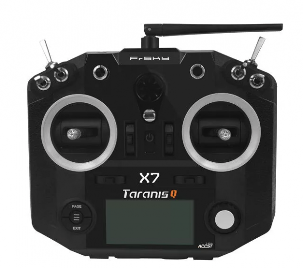 FrSky Taranis Q X7 2.4G 16CH Mode 2 Intl ver black/white - Click Image to Close