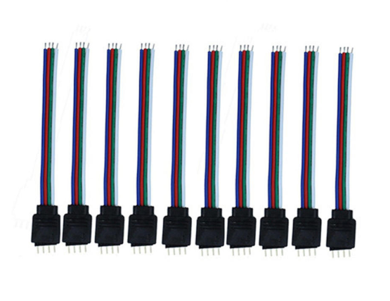 5050 Cable with 4pin male plug 10pcs - Click Image to Close
