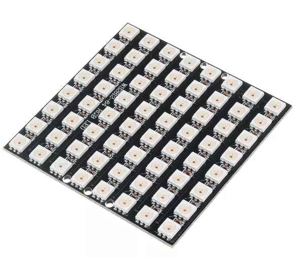 WS2812 Programmable LED square 64 bit 8x8 - Click Image to Close