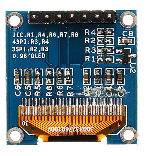 OLED 0.96" modul for Arduino - Trykk på bildet for å lukke