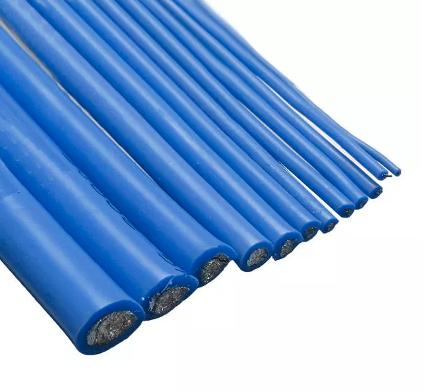 (bilde for) Soft Silicone Wire Blå 3M 8-30AWG