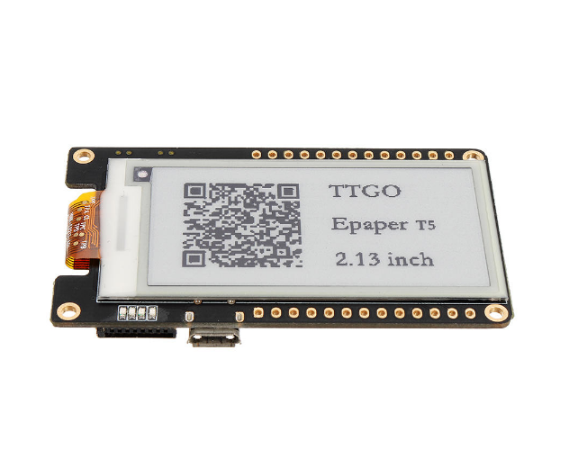 LILYGO® TTGO T5 V2.0 WiFi Bluetooth ESP-32 ePaper Display - Trykk på bildet for å lukke